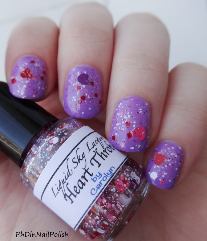 Essie Play Date and Liquid Sky Lacquer Heart Throb