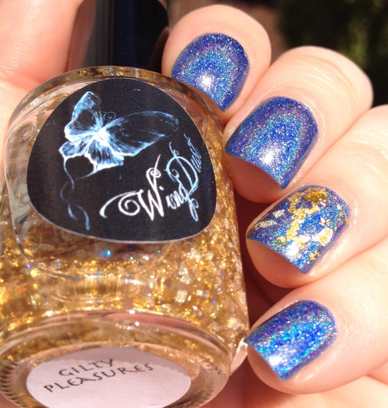 dance legend neptune wing dust gilty pleasure blue gold holo