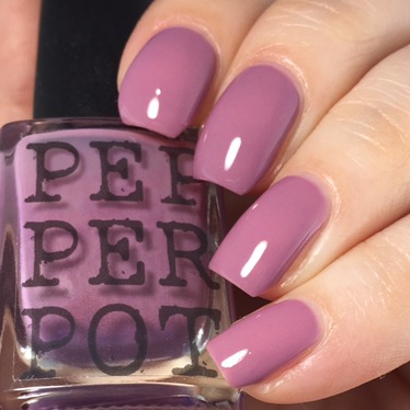 Pepper Pot Polish Mauve purple creme nail polish